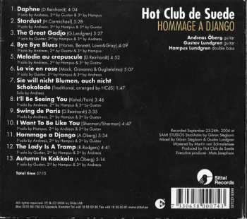 CD Hot Club De Suède: Hommage À Django