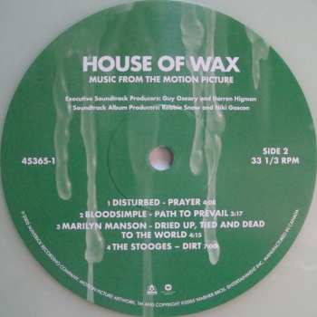 2LP Various: House Of Wax (Music From The Motion Picture) LTD | CLR