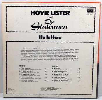 LP The Statesmen Quartet: He Is Here