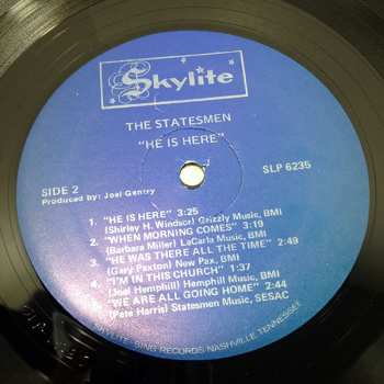 LP The Statesmen Quartet: He Is Here