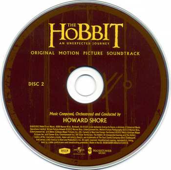 2CD Howard Shore: The Hobbit: An Unexpected Journey (Original Motion Picture Soundtrack)