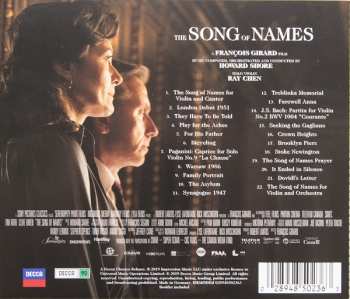CD Howard Shore: The Song Of Names (Original Motion Picture Soundtrack)