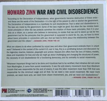 CD Howard Zinn: War And Civil Disobedience 