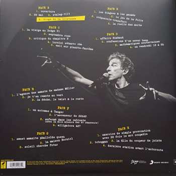 4LP Hubert Félix Thiéfaine: 40 Ans De Chansons Sur Scène