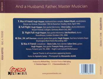 CD Hugh Hopper: Was A Friend (Volume 10)