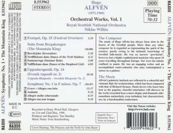 CD Royal Scottish National Orchestra: Symphony No. 1 • Festival Overture • Uppsala Rhapsody • The Mountain King