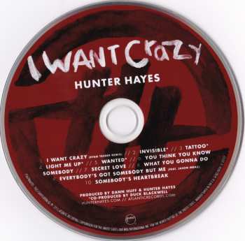 CD Hunter Hayes: I Want Crazy