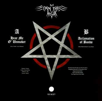 LP I Am The Night: Hear Me O' Unmaker LTD