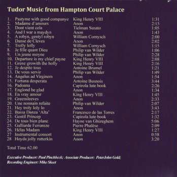 CD I Fagiolini: Tudor Music from Hampton Court Palace