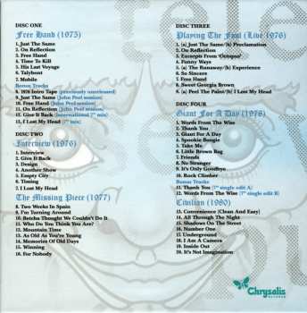 4CD Gentle Giant: I Lost My Head - The Chrysalis Years (1975-1980)