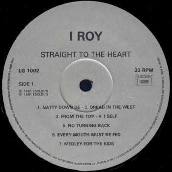 LP I-Roy: Straight To The Heart