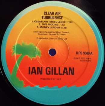 LP Ian Gillan Band: Clear Air Turbulence