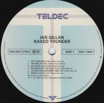 LP Ian Gillan: Naked Thunder