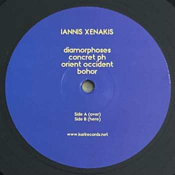 LP Iannis Xenakis: Diamorphoses / Concret Ph / Orient Occident / Bohor LTD