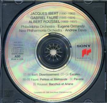 CD The Philadelphia Orchestra: Divertissement - Escales / Pavane - Pélleas Et Mélisande / Bacchus Et Ariane