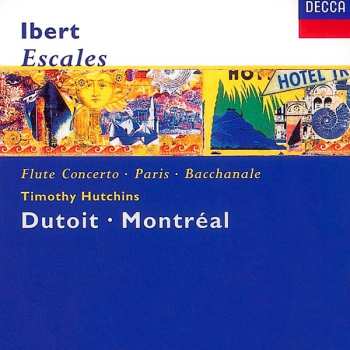 Album Charles Dutoit: Escales · Flute Concerto · Paris · Bacchanale