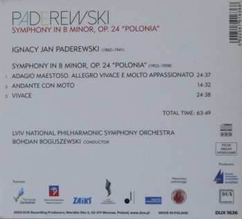 CD نيسم جلال: Symphony In B Minor, Op. 24 "Polonia"