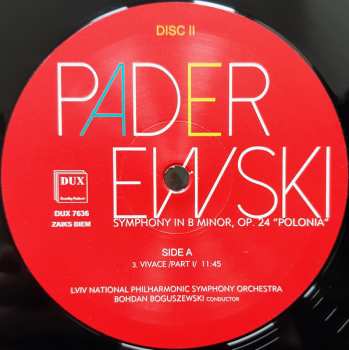 2LP نيسم جلال: Symphony In B Minor, Op. 24 "Polonia" LTD