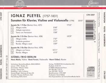 CD Ignaz Pleyel: Klaviertrios