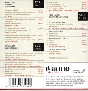 3CD/Coffret Franz Liszt: Wagner und Verdi - Paraphrasen und Transkriptionen & Neue Musik