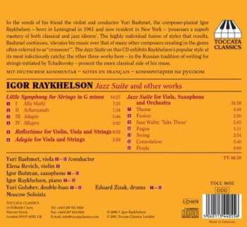 CD Yuri Bashmet: Jazz Suite, Little Symphony For Strings, Reflections, Adagio