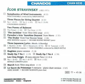 CD Igor Stravinsky: Stravinsky: Symphonies Of Wind Instruments Etc.