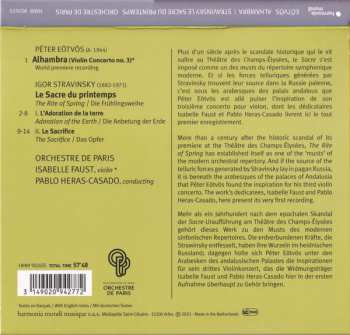 CD Igor Stravinsky: Le Sacre Du Printemps / 'Alhambra' Concerto