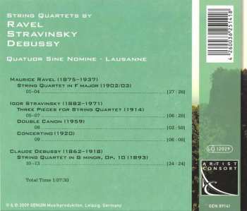 CD Igor Stravinsky: String Quartets