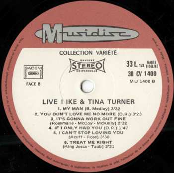 4LP/Coffret Ike & Tina Turner: Fabulous