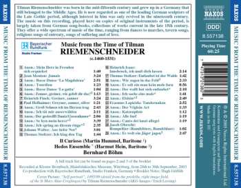 CD Oxford Camerata: Music From The Time Of Tilman Riemenschneider