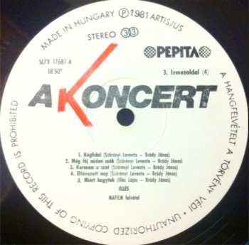 2LP Fonográf: A Koncert