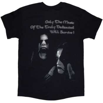 Marchandises Immortal: Immortal Unisex T-shirt: At The Heart Of Winter (black) (back Print) (medium) M