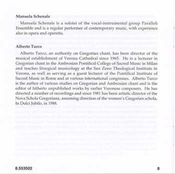 CD In Dulci Jubilo: Ambrosian Chant (Early Christian Chant Of The Ambrosian Rite)