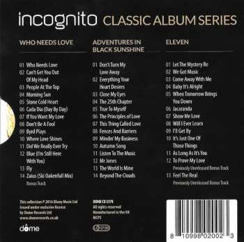 3CD/Coffret Incognito: Classic Album Series (With Bonus Tracks)