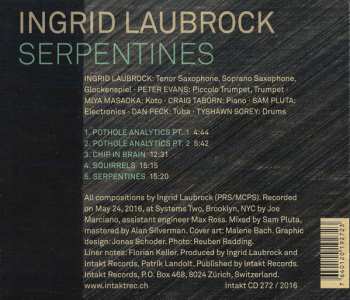 CD Ingrid Laubrock: Serpentines