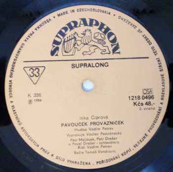 LP Inka Ciprová: Pavouček Provazníček