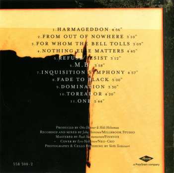 CD Apocalyptica: Inquisition Symphony