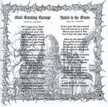 CD Interment: Scent Of The Buried