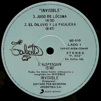 LP/SP Invisible: Invisible