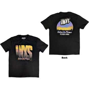 Marchandises INXS: Inxs Unisex T-shirt: Listen Like Thieves Tour (back Print) (small) S