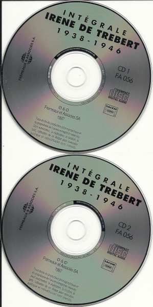 2CD Irène De Trébert: Mademoiselle Swing - Intégrale 1938 - 1946