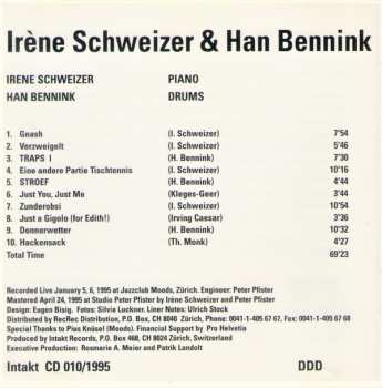 CD Han Bennink: Irène Schweizer & Han Bennink