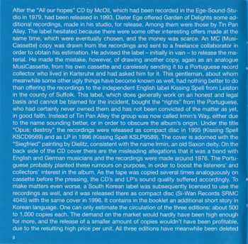 CD Irmin's Way: Tin Pan Alley  