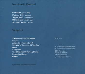 CD Iro Haarla Quintet: Vespers