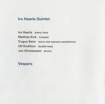 CD Iro Haarla Quintet: Vespers