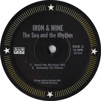 LP Iron And Wine: The Sea & The Rhythm