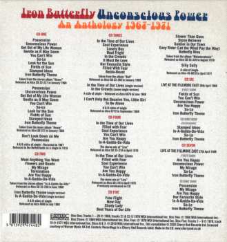 7CD/Coffret Iron Butterfly: Unconscious Power: An Anthology 1967-1971