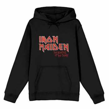 Merch Iron Maiden: Sweatshirt Number Of The Beast Vintage Logo Iron Maiden Faded Edge Album 