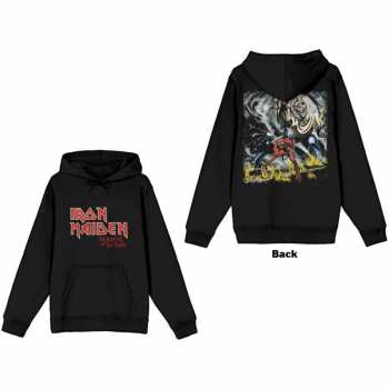 Marchandises Iron Maiden: Mikina Number Of The Beast Vintage Logo Iron Maiden Faded Edge Album  S