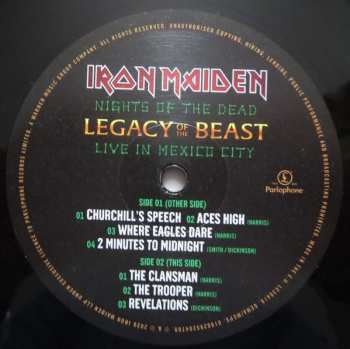 3LP Iron Maiden: Nights Of The Dead, Legacy Of The Beast: Live In Mexico City